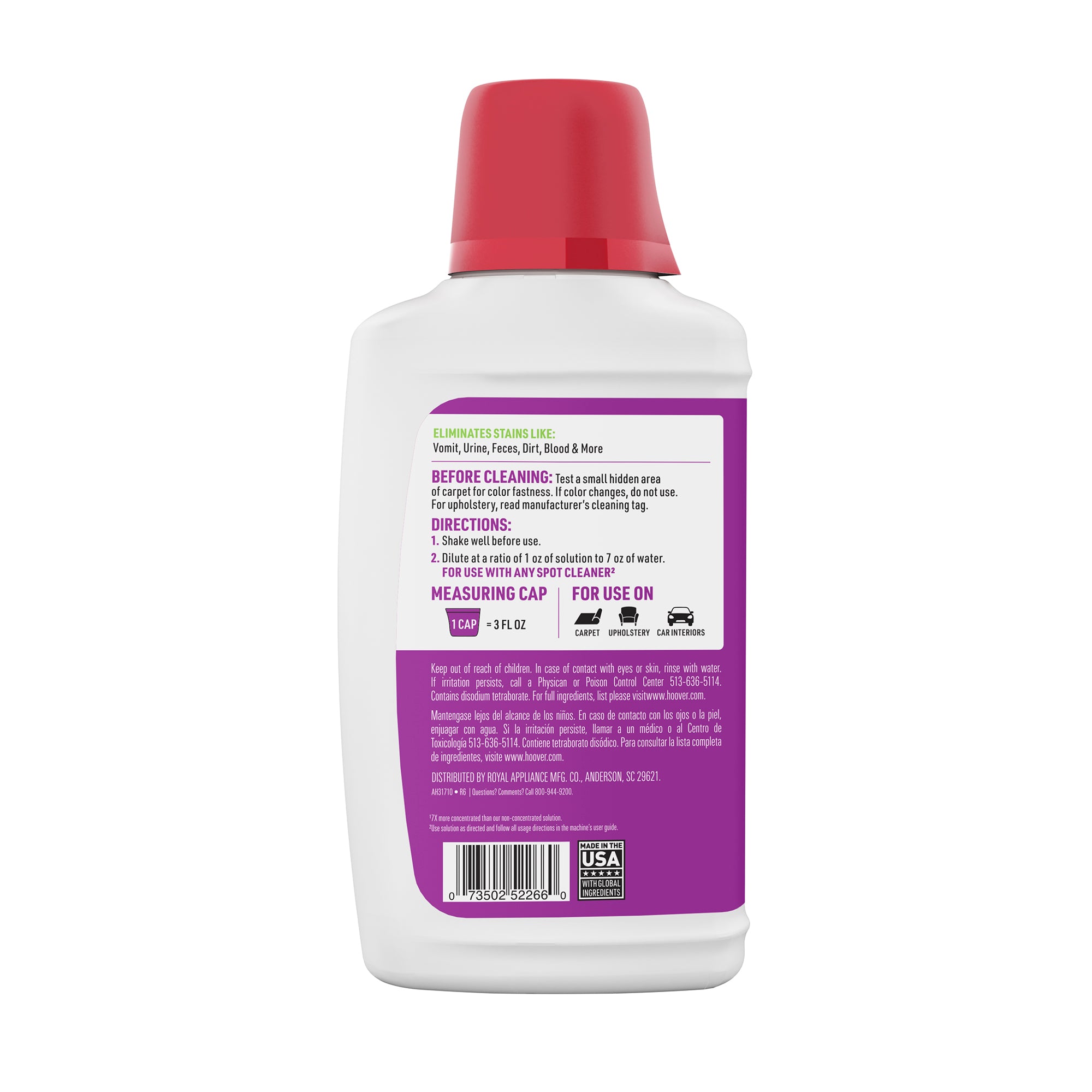 Hoover Enzymatic Pet Spot Cleaner Solution 32oz - Image 4