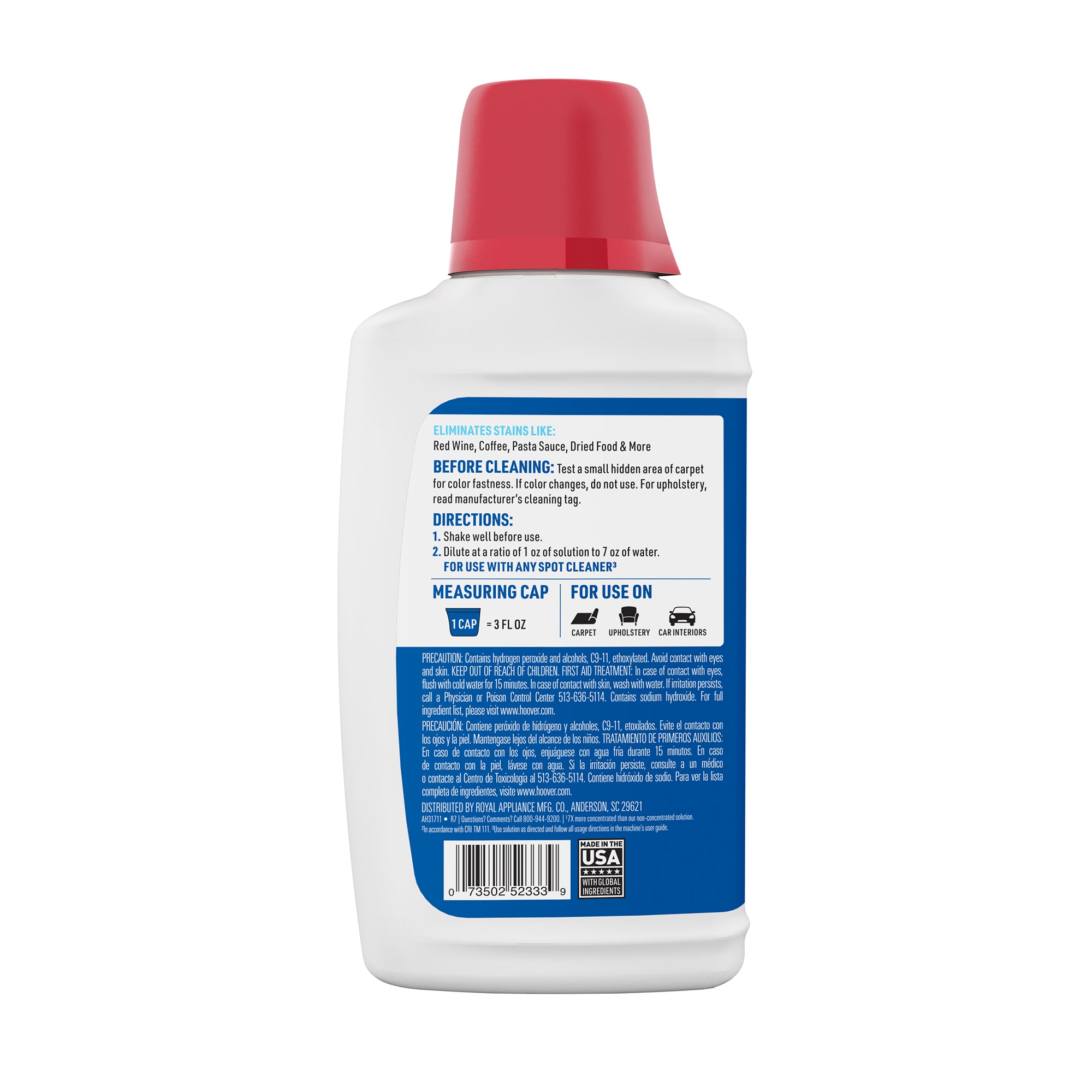 Hoover Oxy Spot Cleaner Solution 32oz - Image 4