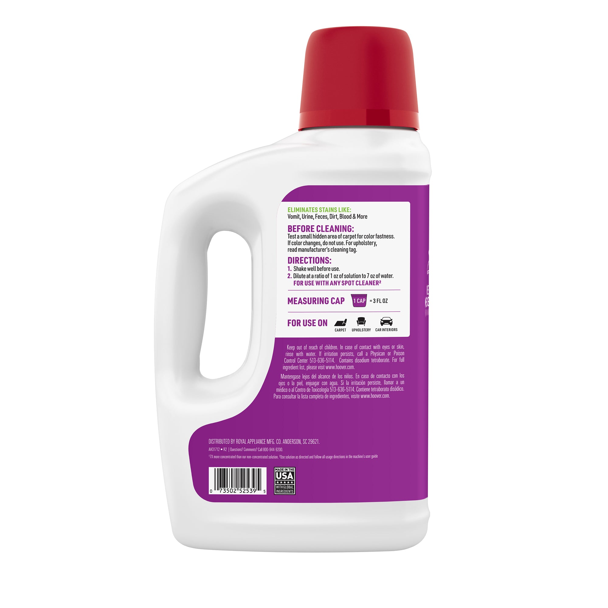 Hoover Enzymatic Pet Spot Cleaner Solution 64 oz - Image 4