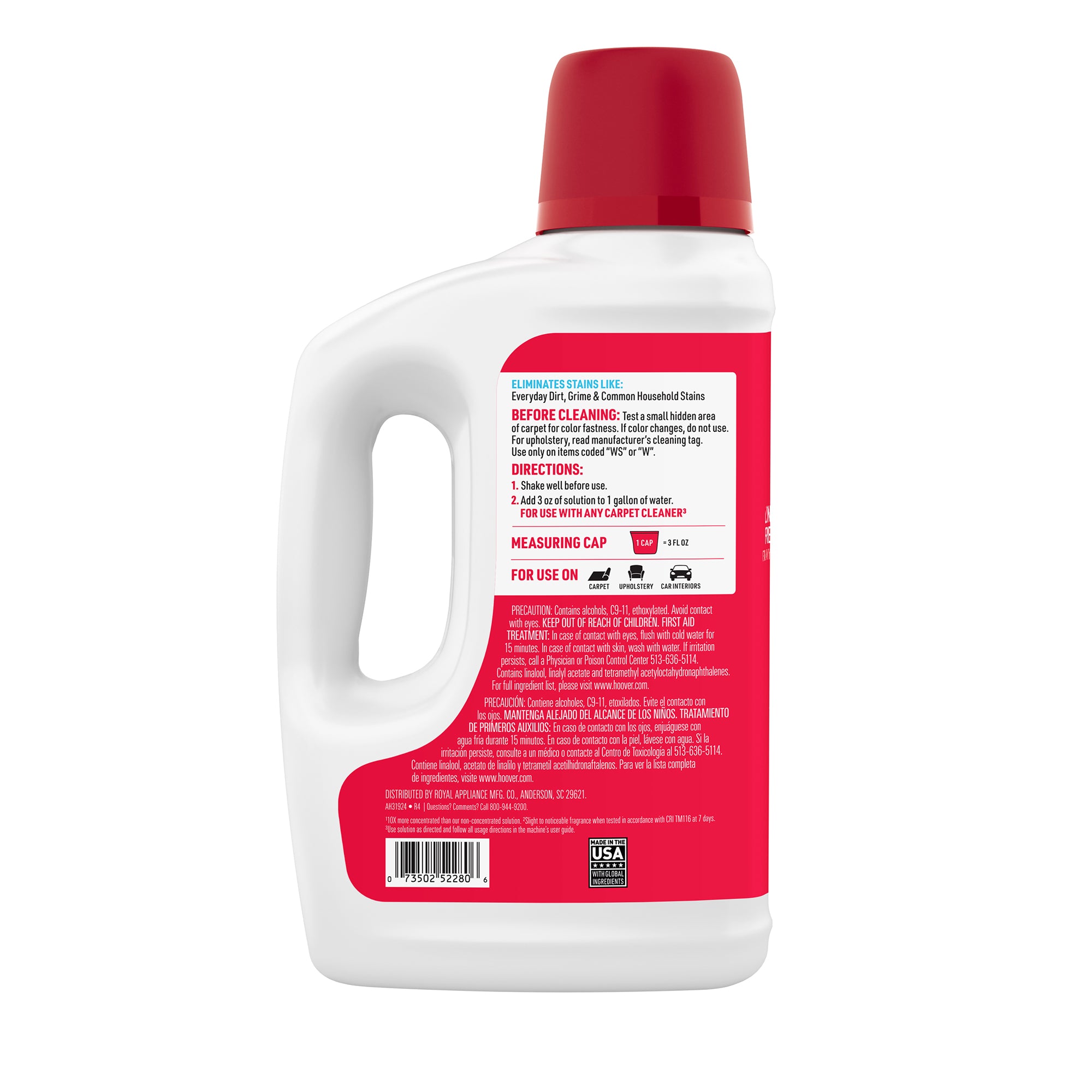Hoover Renewal Carpet Cleaner Solution 64oz - Image 4