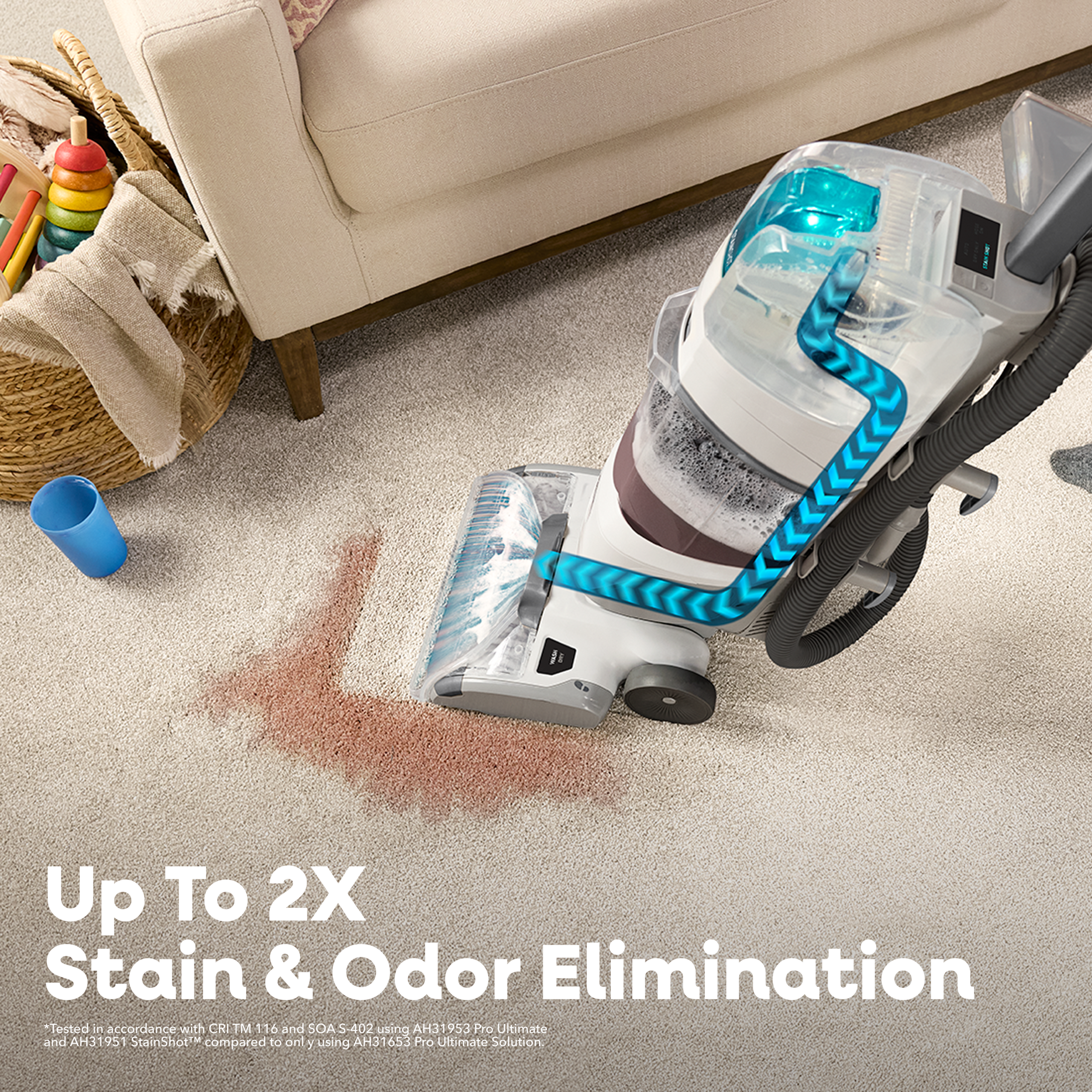 Hoover StainShot OXY Booster Carpet Cleaner Solution 32oz - Image 4