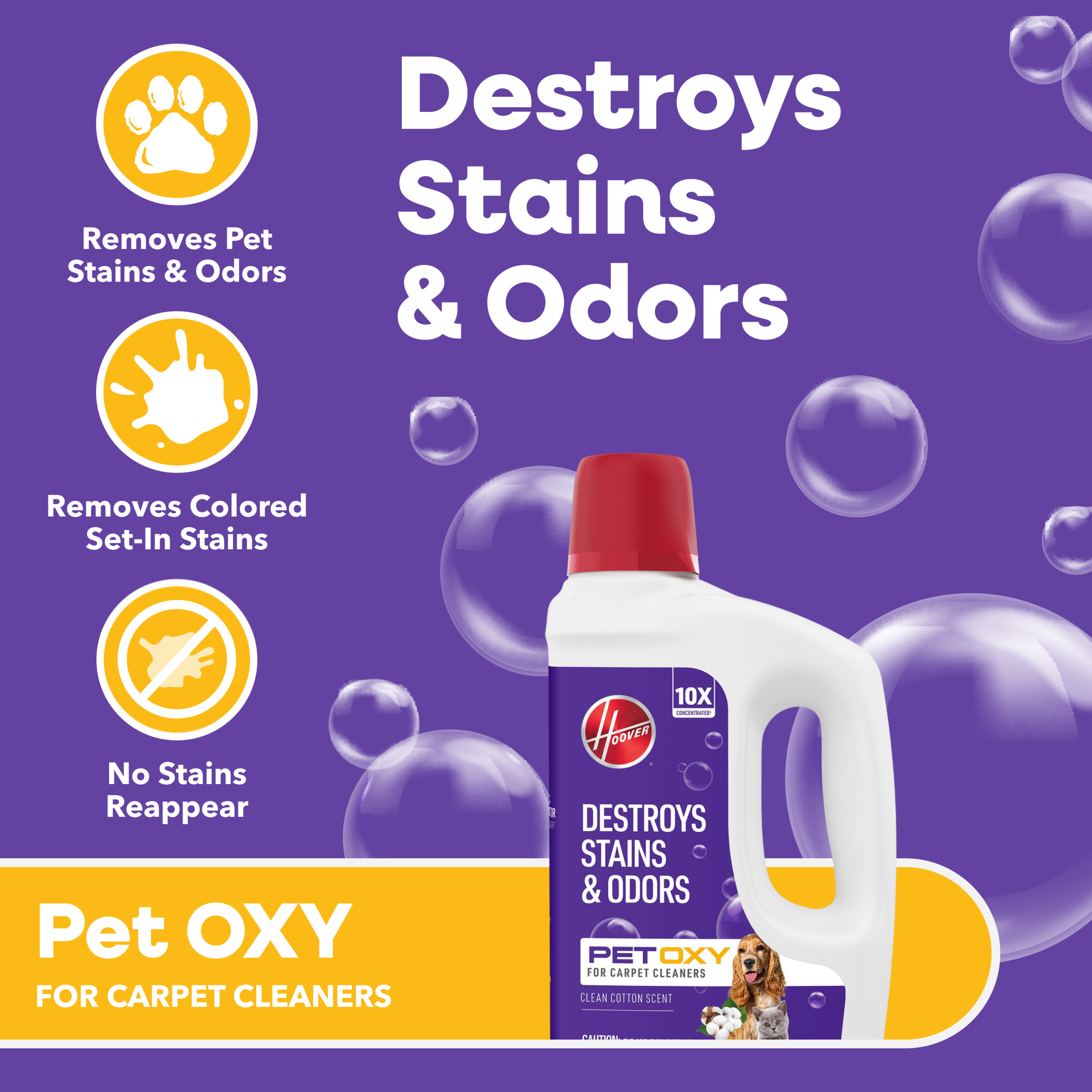 Hoover Oxy Pet Carpet Cleaner 50 oz. - Image 2