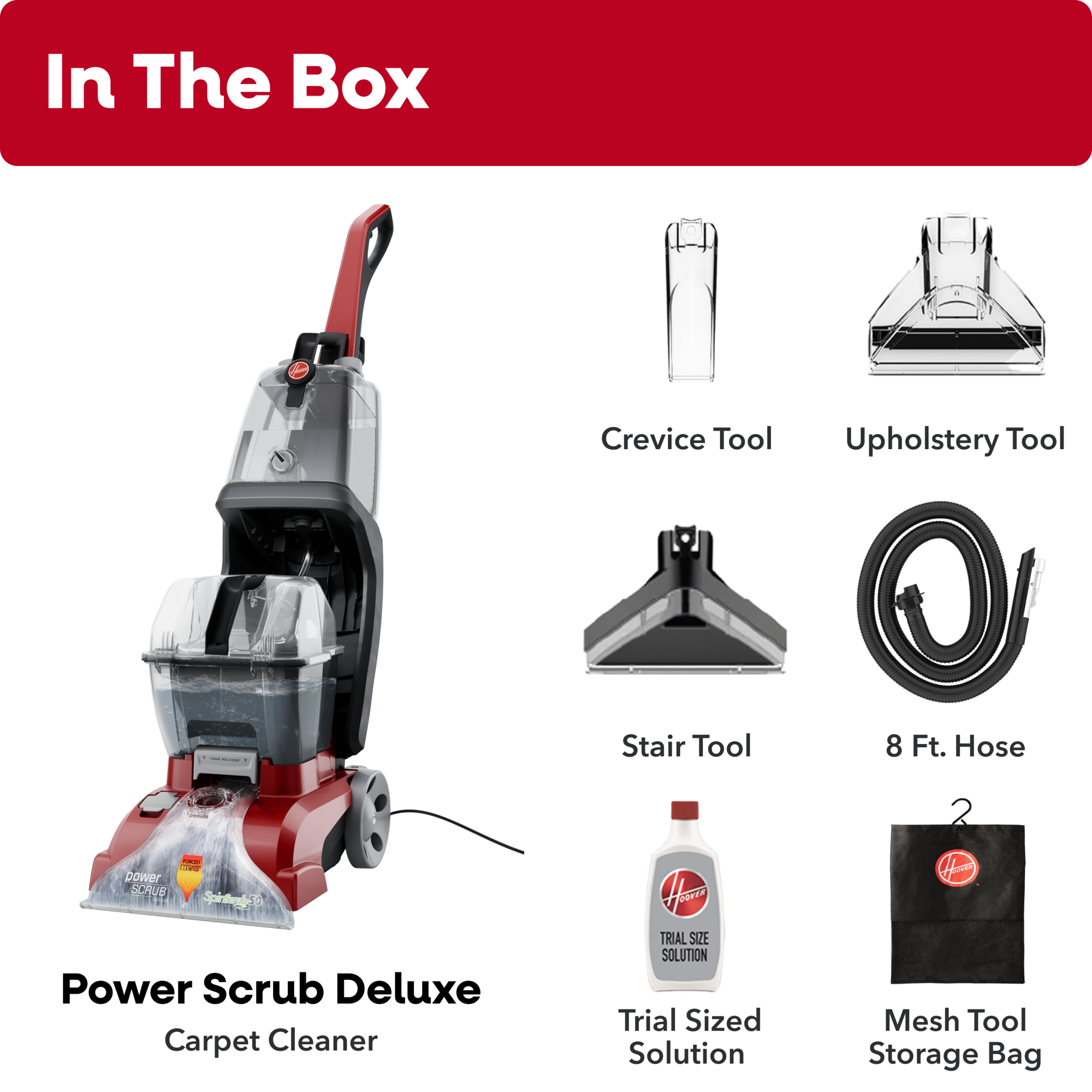 Hoover PowerScrub Deluxe Carpet Cleaner - Image 9