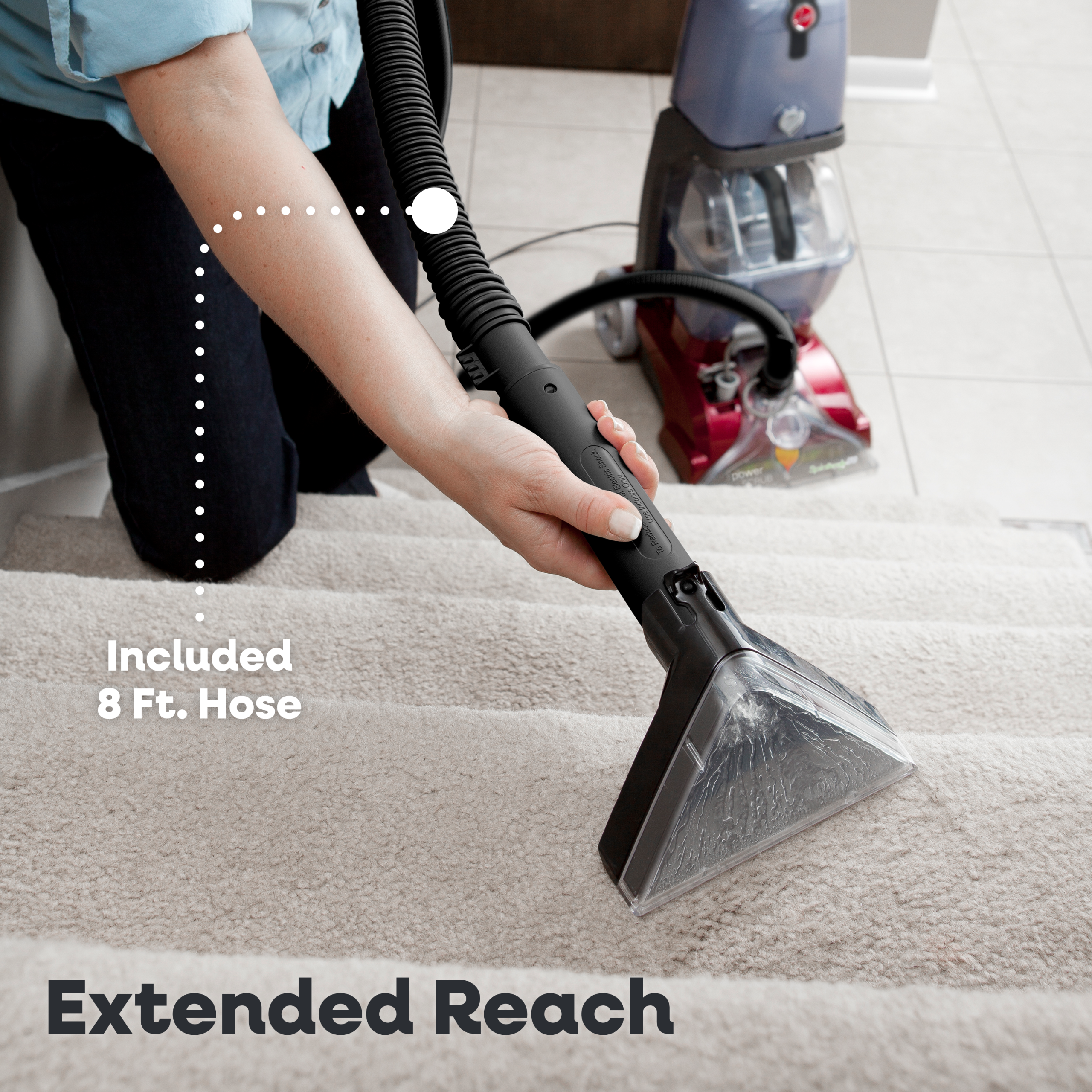 Hoover PowerScrub Deluxe Carpet Cleaner - Image 7