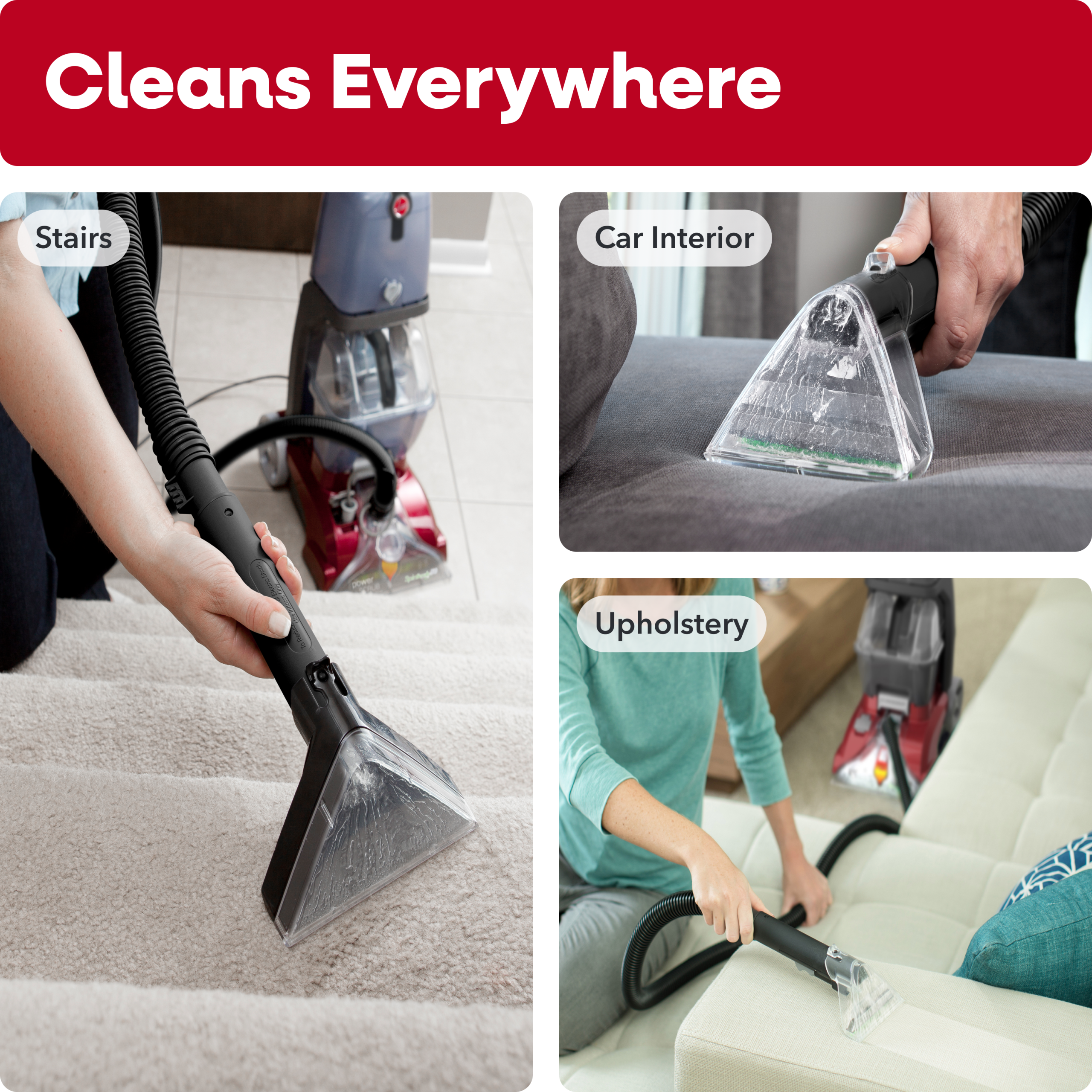Hoover PowerScrub Deluxe Carpet Cleaner - Image 8