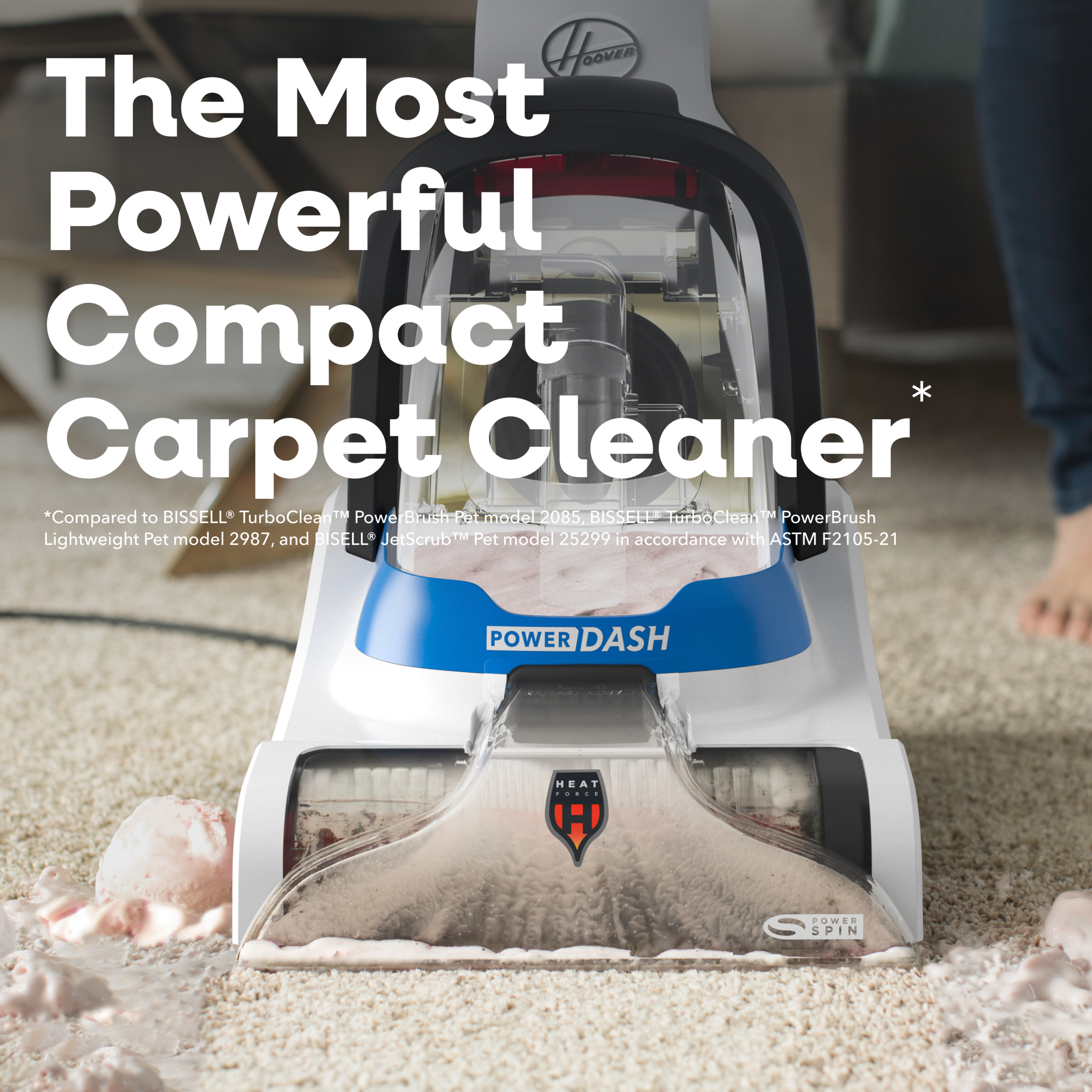 Hoover PowerDash Pet Compact Carpet Cleaner - Image 2