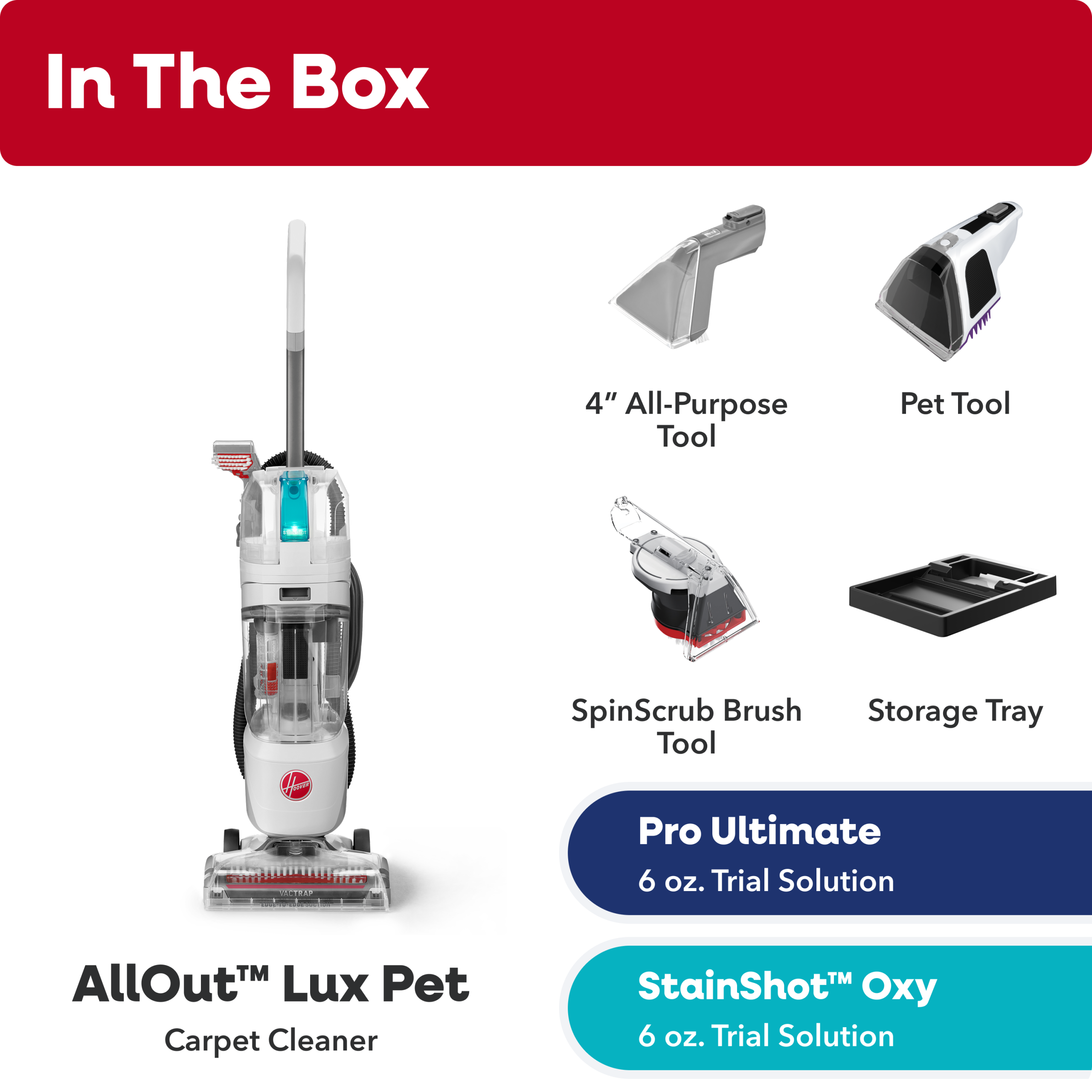 Hoover AllOut Lux Pet Carpet Cleaner - Image 9